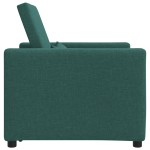 vidaXL Canapea Folie 3 în 1 Convertible Verde Închis vidaXL Canapea Folie 3 în 1 Convertible Verde Închis