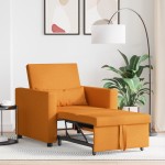 vidaXL Sofa Pat Unilaterala Galben închis 90 x 165 x 87 cm țesătură