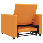 vidaXL Sofa Pat Unilaterala Galben închis 90 x 165 x 87 cm țesătură