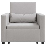vidaXL 3 în 1 Sofa Singur Transformabil Gri Nor Țesătură vidaXL 3 în 1 Sofa Singur Transformabil Gri Nor Țesătură