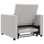 vidaXL 3 în 1 Sofa Singur Transformabil Gri Nor Țesătură vidaXL 3 în 1 Sofa Singur Transformabil Gri Nor Țesătură