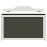 vidaXL Cutie pentru jucării Alb 73 x 33 x 55 cm Lemn compozit