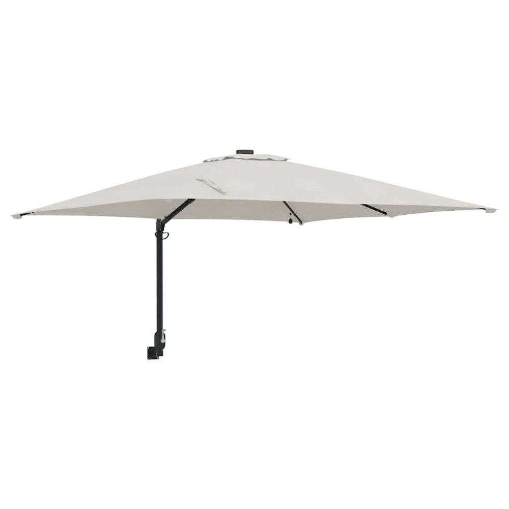 vidaXL Parasol de Grădină Nisipiu 248,5 x 247,5 x 160 cm