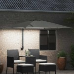 vidaXL Parasol de Grădină Nisipiu 248,5 x 247,5 x 160 cm