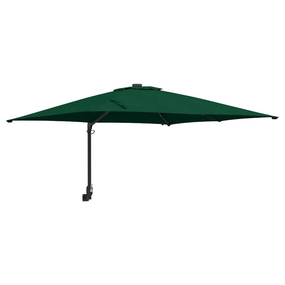 vidaXL Parasol de Grădină Verde 248,5 x 247,5 x 160 cm