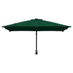 vidaXL Parasol de Grădină Verde 248,5 x 247,5 x 160 cm