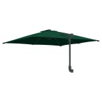 vidaXL Parasol de Grădină Verde 248,5 x 247,5 x 160 cm