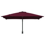 vidaXL Parasol de Grădină Roșu Bordeaux 248,5 x 247,5 x 160 cm