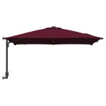 vidaXL Parasol de Grădină Roșu Bordeaux 248,5 x 247,5 x 160 cm