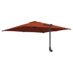 vidaXL Parasol de Grădină Terracota 248,5 x 247,5 x 160 cm