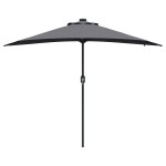 vidaXL Parasol de Grădină Antracit 294 x 150 x 223 cm țesătură