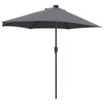 vidaXL Parasol de Grădină Antracit 294 x 150 x 223 cm țesătură