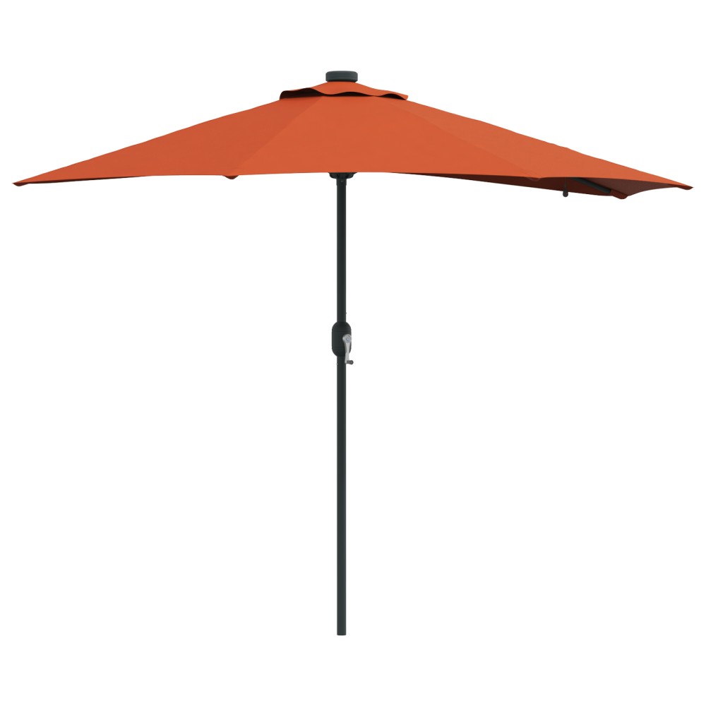 vidaXL Parasol de Grădină Terracota 294 x 150 x 223 cm țesătură