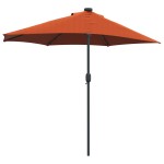 vidaXL Parasol de Grădină Terracota 294 x 150 x 223 cm țesătură