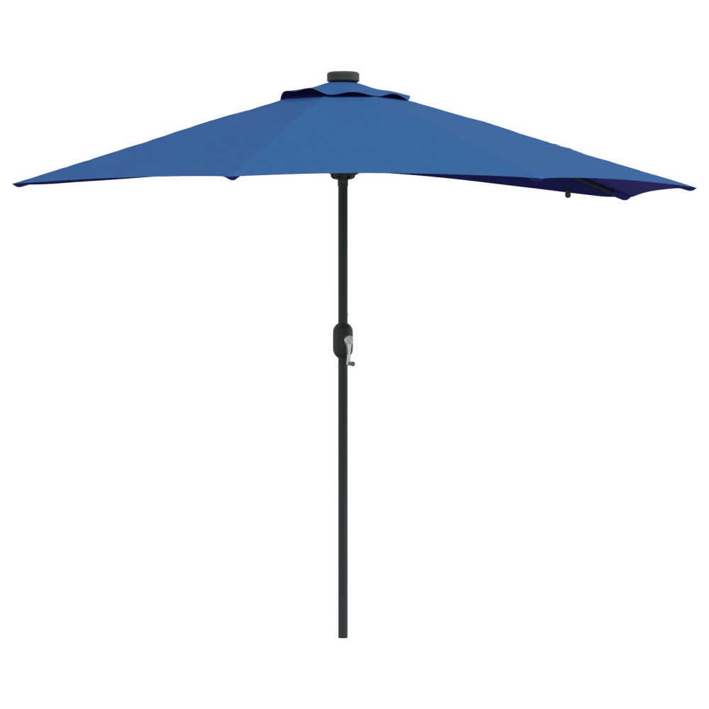 vidaXL Parasol de Grădină albastru 294 x 150 x 223 cm țesătură
