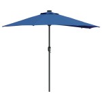 vidaXL Parasol de Grădină albastru 294 x 150 x 223 cm țesătură