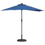vidaXL Parasol de Grădină albastru 294 x 150 x 223 cm țesătură