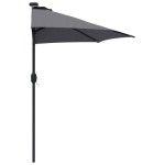 vidaXL Parasol de Grădină Antracit 294 x 150 x 224 cm