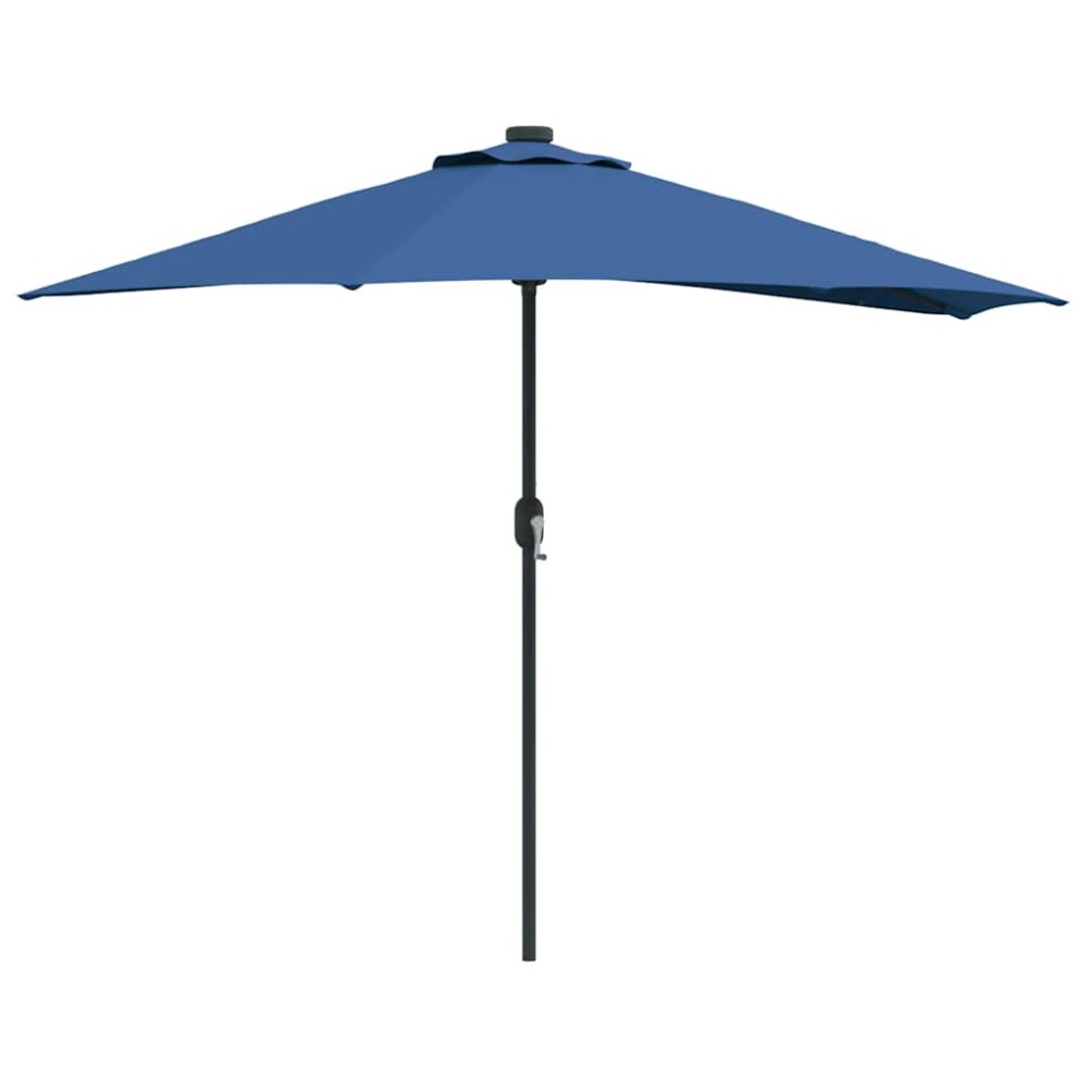 vidaXL Parasol de Grădină Albastru azur 294 x 150 x 224 cm