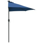 vidaXL Parasol de Grădină Albastru azur 294 x 150 x 224 cm