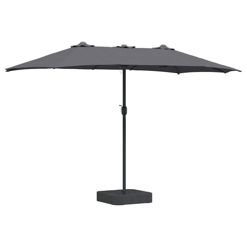 vidaXL Parasol de Grădină Antracit 385 x 209 x 244 cm