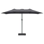 vidaXL Parasol de Grădină Antracit 385 x 209 x 244 cm