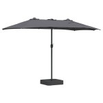 vidaXL Parasol de Grădină Antracit 385 x 209 x 244 cm