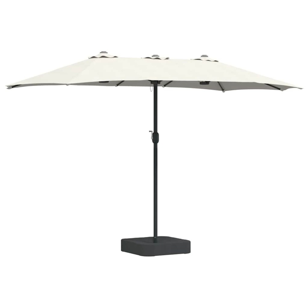 vidaXL Parasol de Grădină Nisip și Antracit 385 x 209 x 244 cm