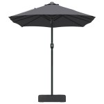 vidaXL Parasol de Grădină Antracit 385 x 209 x 244 cm Poliester
