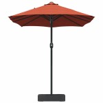 vidaXL Parasol de Grădină Terracota 385 x 209 x 244 cm Poliester