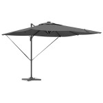 vidaXL Umbrelă de soare Antracit 284 x 286 x 270 cm