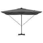 vidaXL Umbrelă de soare Antracit 284 x 286 x 270 cm