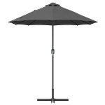 vidaXL Parasol de Grădină Antracit 370 x 197 x 239 cm vidaXL Parasol de Grădină Antracit 370 x 197 x 239 cm