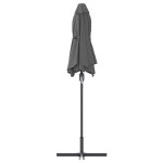 vidaXL Parasol de Grădină Antracit 370 x 197 x 239 cm vidaXL Parasol de Grădină Antracit 370 x 197 x 239 cm