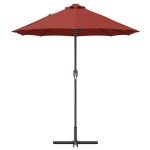 vidaXL Parasol de Grădină Terracota 370 x 197 x 239 cm