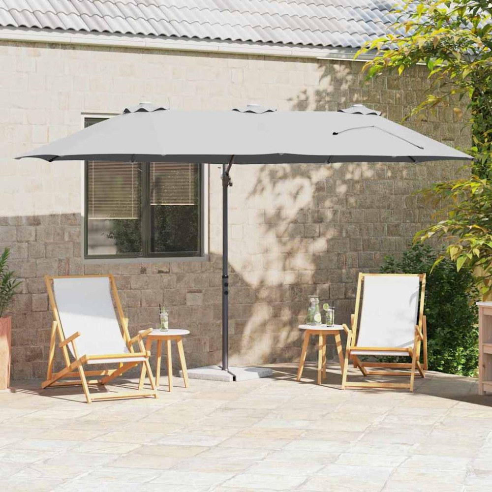 vidaXL Parasol cu braț cantilever pentru grădină Nisipiu