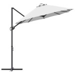vidaXL Parasol cu braț cantilever pentru grădină Nisipiu vidaXL Parasol cu braț cantilever pentru grădină Nisipiu