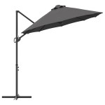 vidaXL Parasol cu braț cantilever pentru grădină Antracit vidaXL Parasol cu braț cantilever pentru grădină Antracit