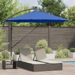 vidaXL Umbrelă de soare Albastru azur 294 x 294 x 248 cm