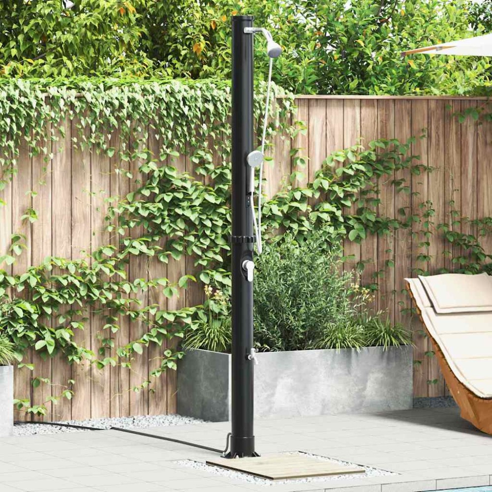 vidaXL Duș Solar de Exterior cu Cap de Duș Portabil, 217 cm, 20 L