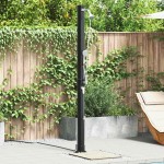 vidaXL Duș Solar de Exterior cu Cap de Duș Portabil, 217 cm, 20 L