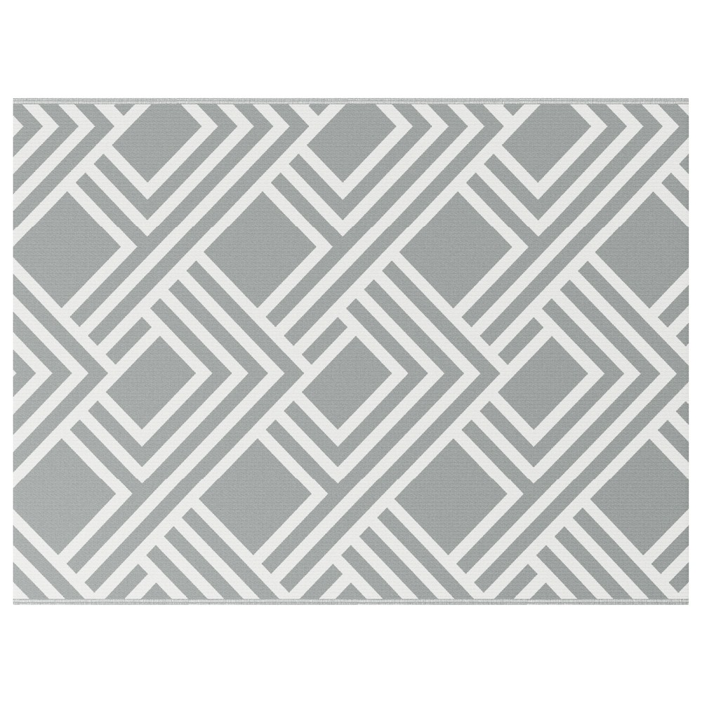 vidaXL Covor Exterior ARAKIL Gri Poliester 300 x 400 cm