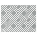 vidaXL Covor Exterior ARAKIL Gri Poliester 300 x 400 cm