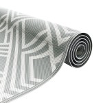 vidaXL Covor Exterior ARAKIL Gri Poliester 300 x 400 cm