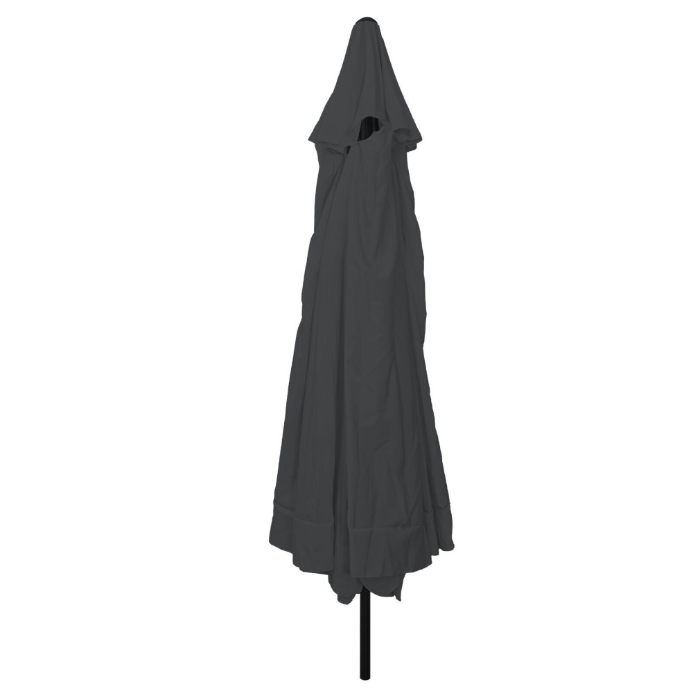 vidaXL Umbrelă de grădină 395 x 245 cm, antracit