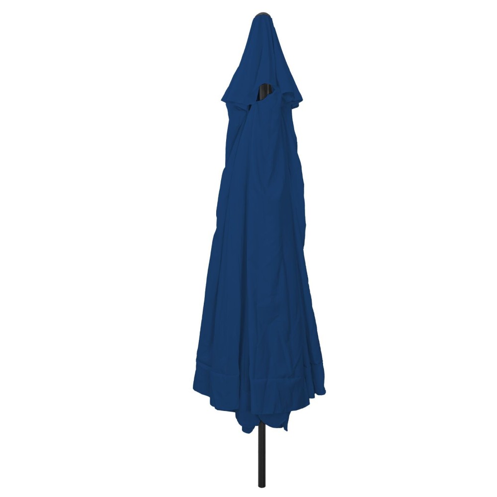 vidaXL Umbrelă de Grădină 395cm x 245cm Albastru Azur