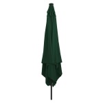 vidaXL Parasol de Grădină Verde și Negru 295 x 295 x 245 cm vidaXL Parasol de Grădină Verde și Negru 295 x 295 x 245 cm