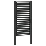 vidaXL Poarta de gradina incuiata neagra 100x180 cm aluminiu vidaXL Poarta de gradina incuiata neagra 100x180 cm aluminiu