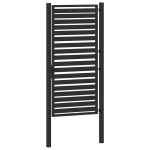 vidaXL Poarta de gradina incuiata neagra 100x180 cm aluminiu vidaXL Poarta de gradina incuiata neagra 100x180 cm aluminiu