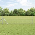 vidaXL Panou de Gardă Geometric Argintiu 0.4 x 10 m Oțel Galvanizat vidaXL Panou de Gardă Geometric Argintiu 0.4 x 10 m Oțel Galvanizat